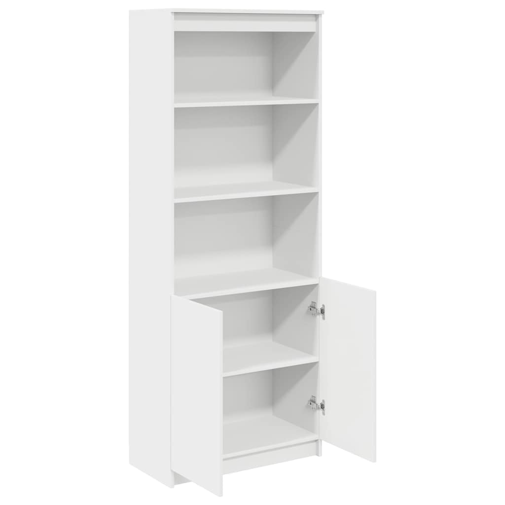 Chest of drawers, white, 70x35x180cm, engineered wood
