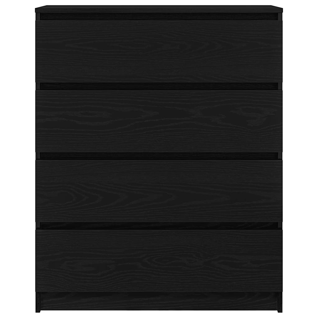 indauja juodas ąžuolas 80x35x99 cm inžinerinė mediena