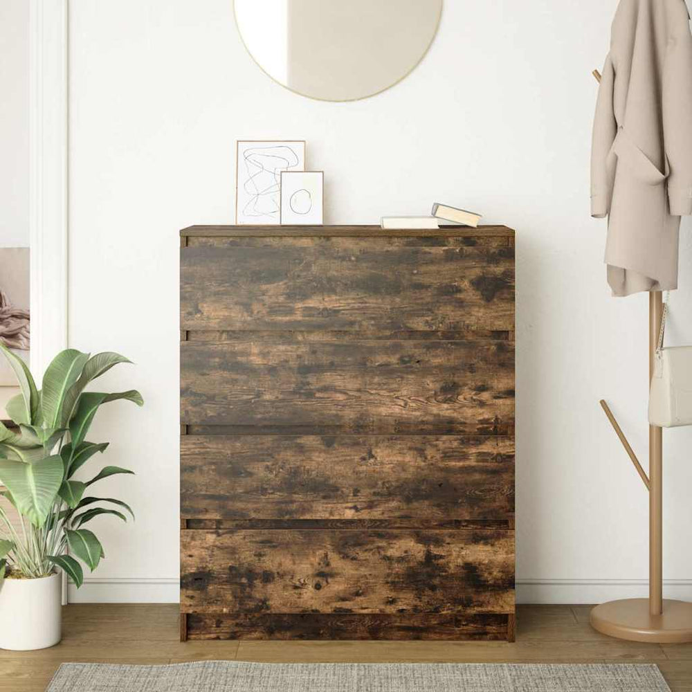 indauja rūkytas ąžuolas 80x35x99 cm inžinerinė mediena