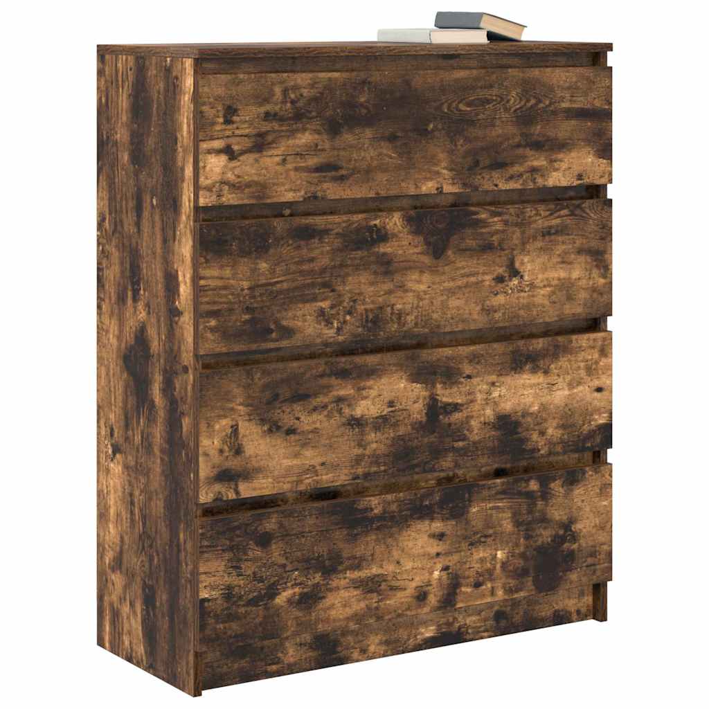 indauja rūkytas ąžuolas 80x35x99 cm inžinerinė mediena