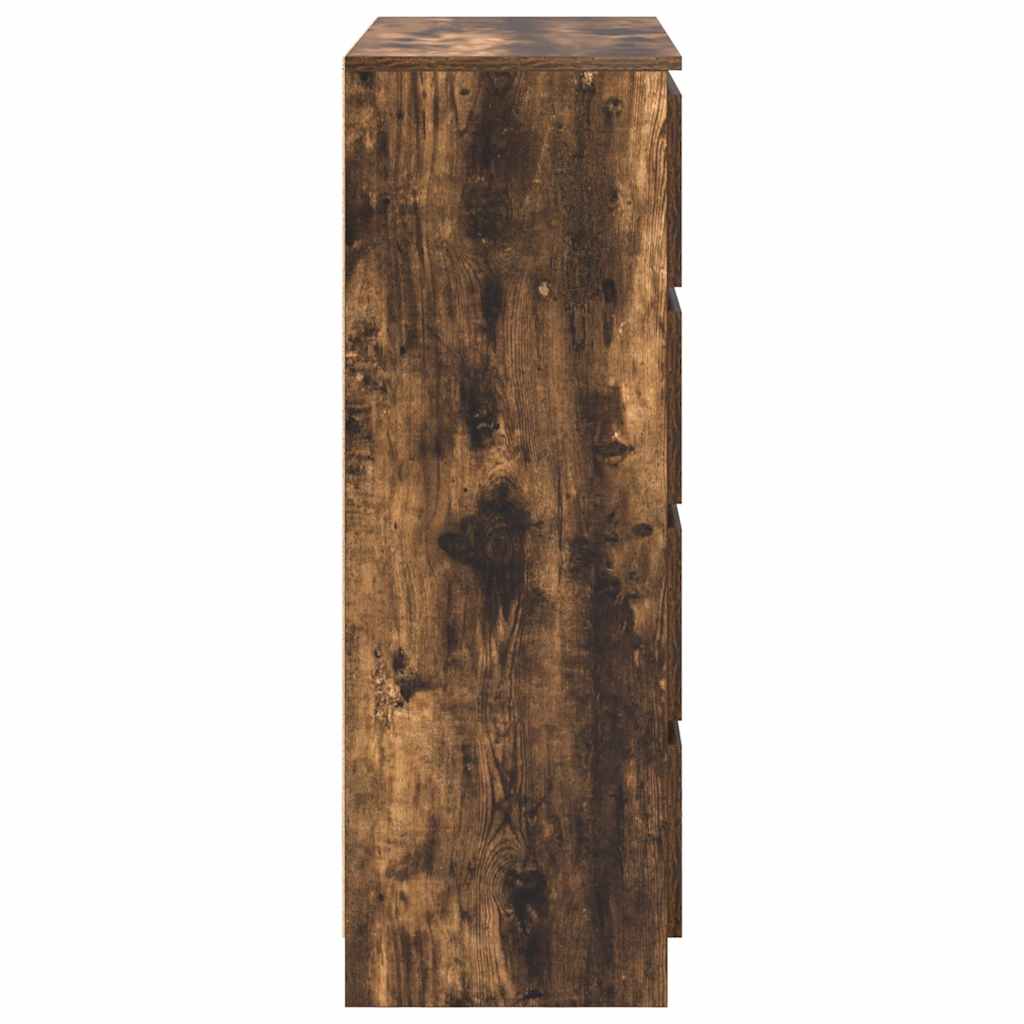 indauja rūkytas ąžuolas 80x35x99 cm inžinerinė mediena