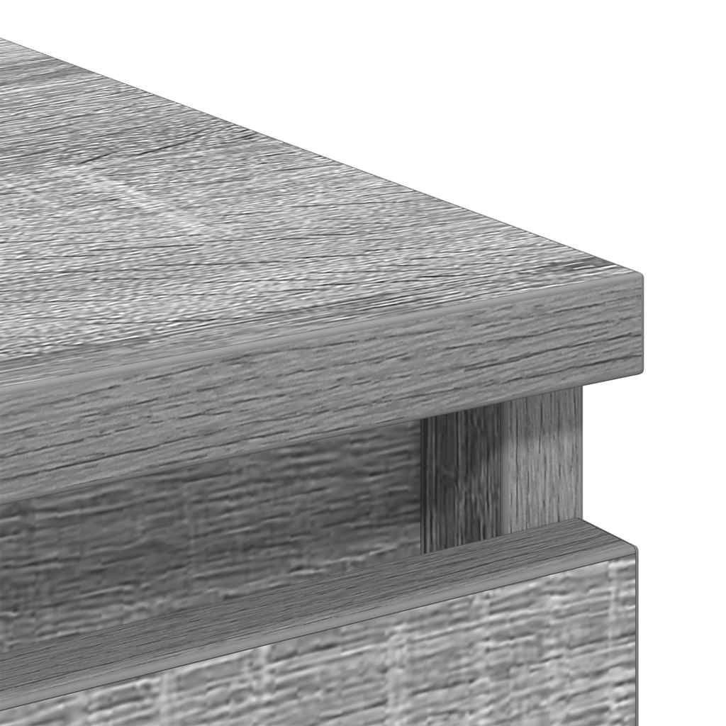 indauja Pilka Sonoma 80x35x99 cm Inžinierinė mediena