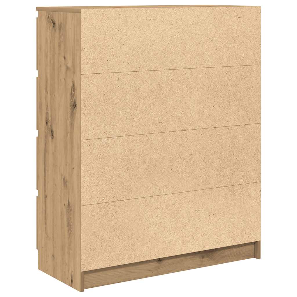 indauja Artisan ąžuolas 80x35x99 cm inžinerinė mediena