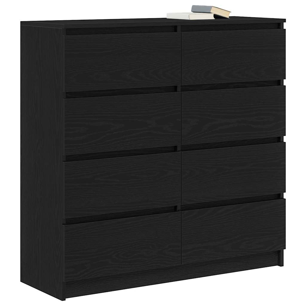 indauja juodas ąžuolas 100x35x99 cm apdirbta mediena