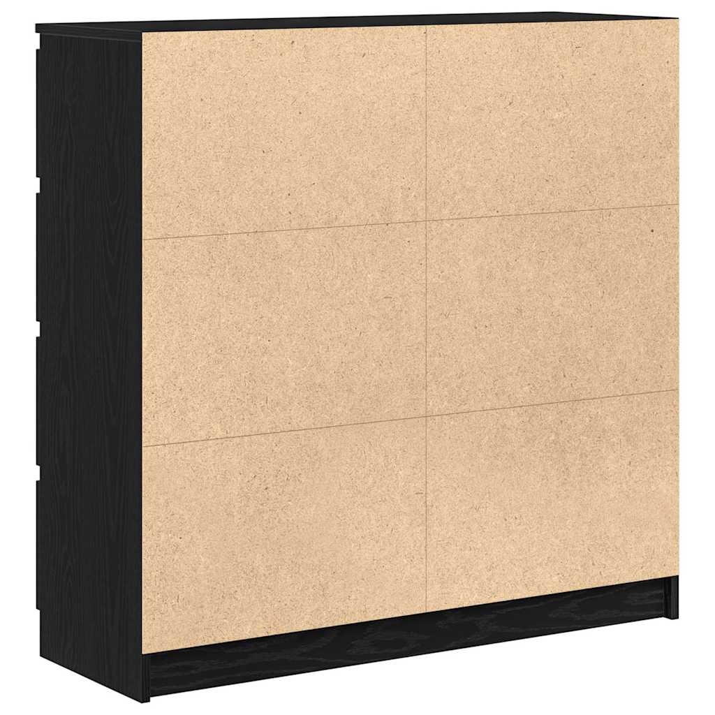 indauja juodas ąžuolas 100x35x99 cm apdirbta mediena
