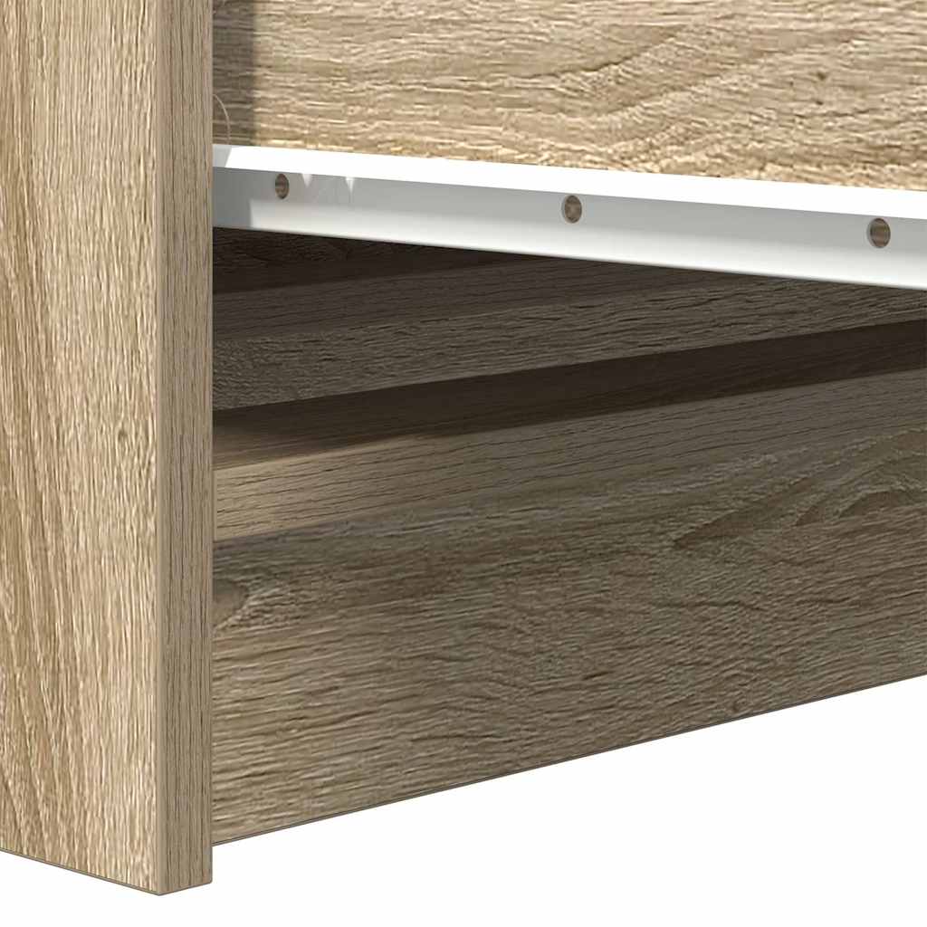 Sānu skapītis, ozolkoka, 100x35x99 cm, apstrādāta koksne