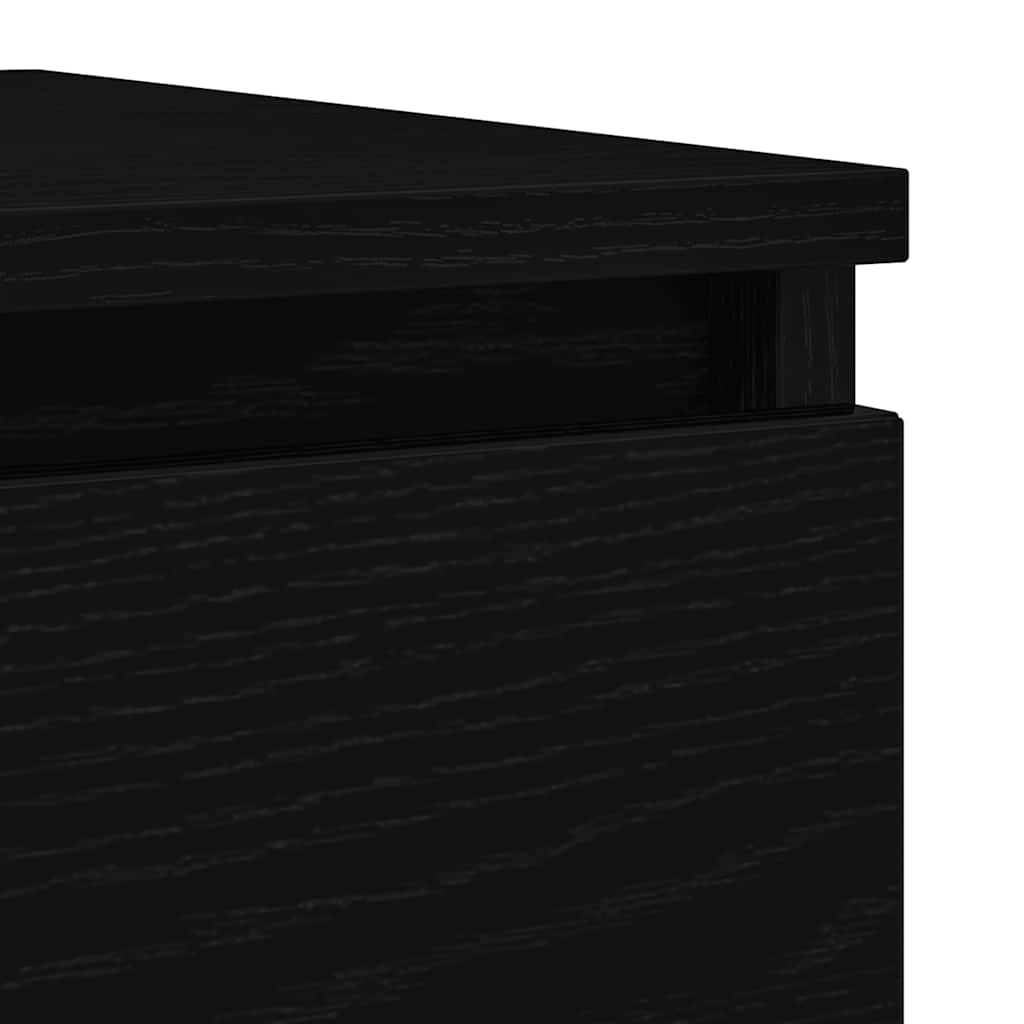 indauja juodas ąžuolas 100x35x76 cm inžinerinė mediena