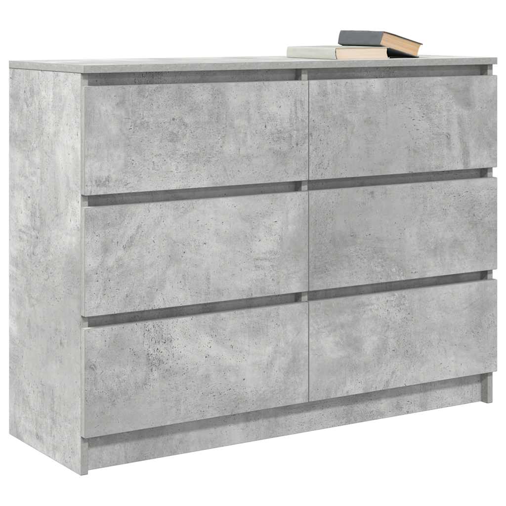 indauja Betonas Pilkas 100x35x76 cm Inžinierinė mediena