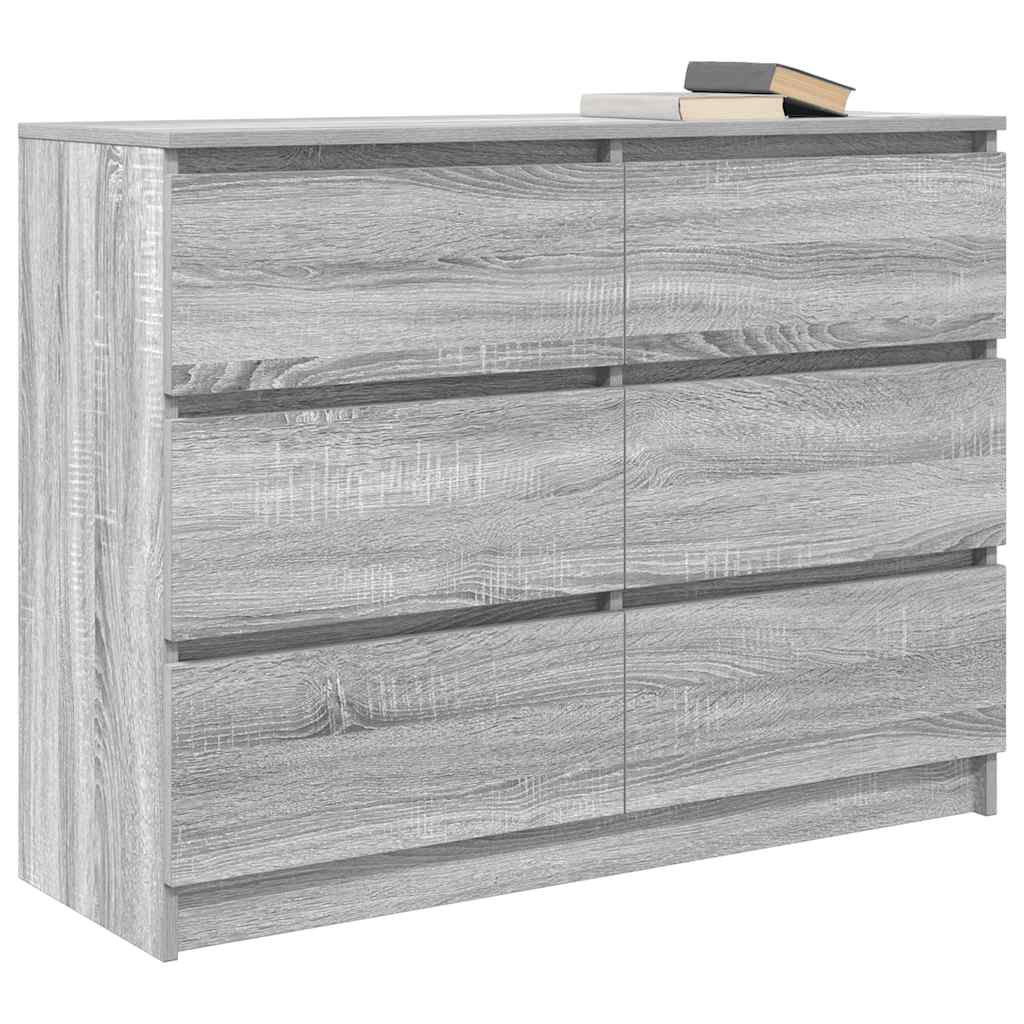 indauja Pilka Sonoma 100x35x76 cm Inžinierinė mediena