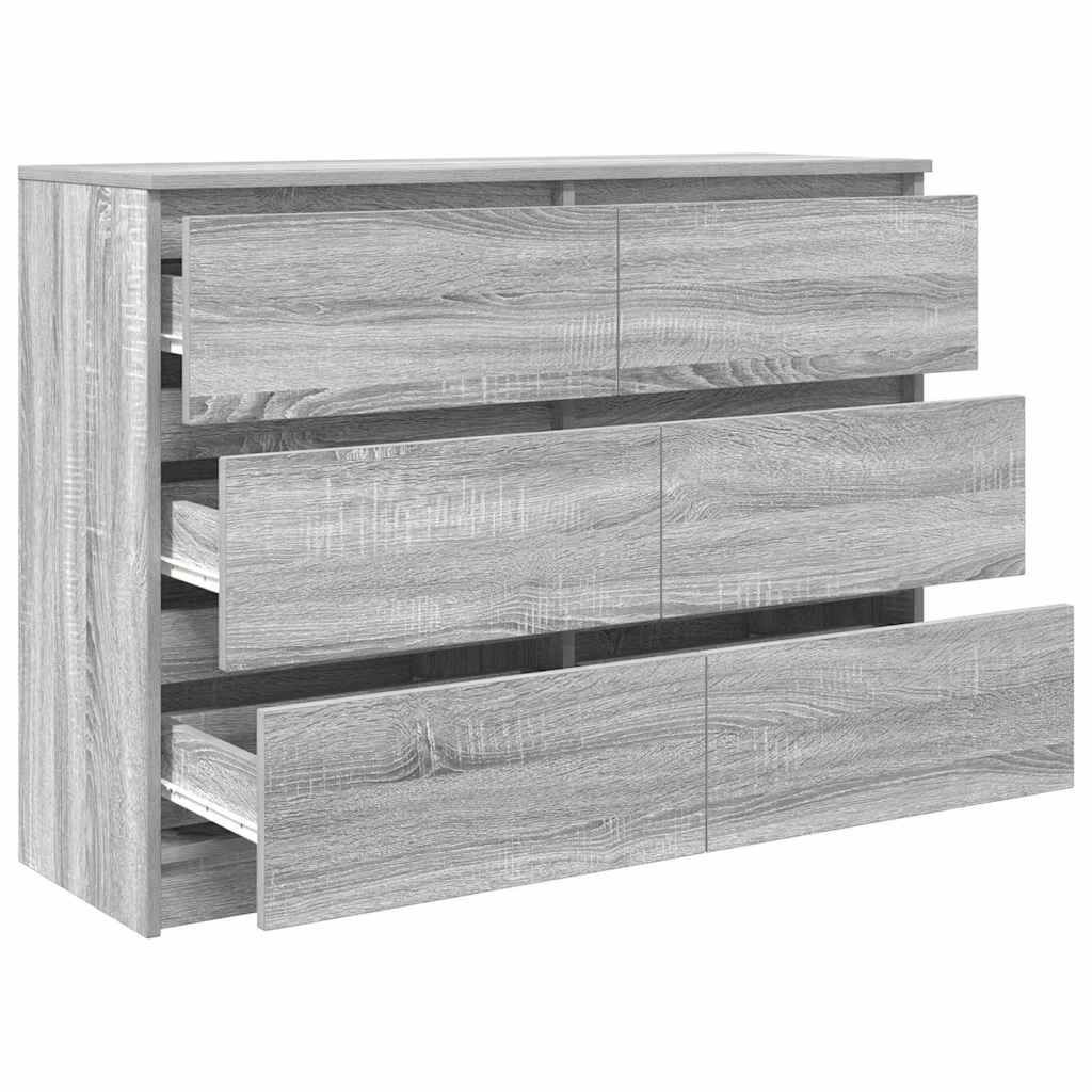 indauja Pilka Sonoma 100x35x76 cm Inžinierinė mediena