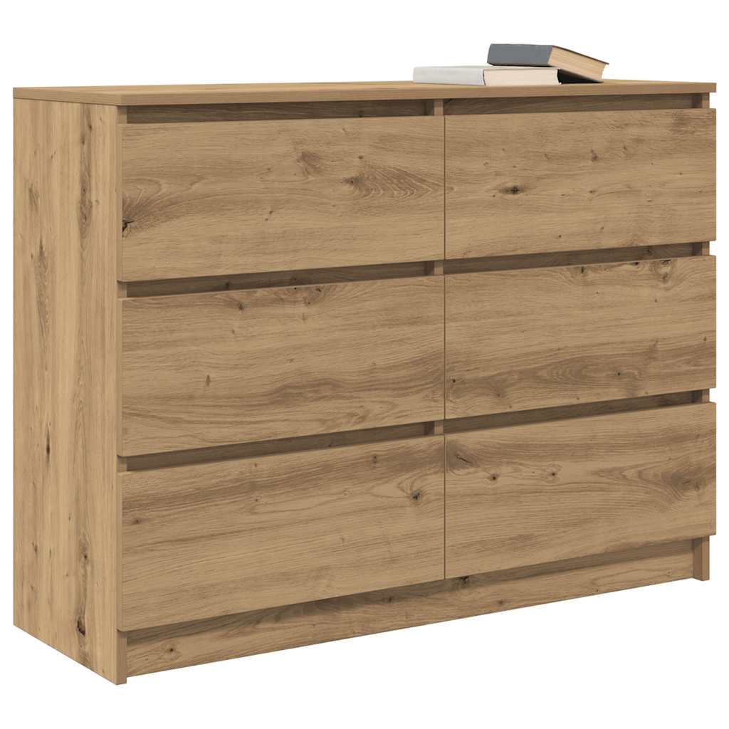 indauja Artisan ąžuolas 100x35x76 cm inžinerinė mediena