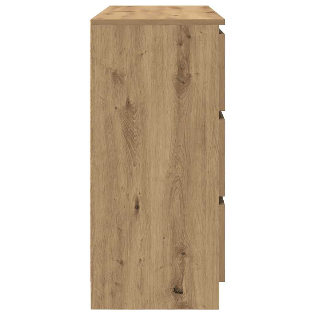 indauja Artisan ąžuolas 100x35x76 cm inžinerinė mediena