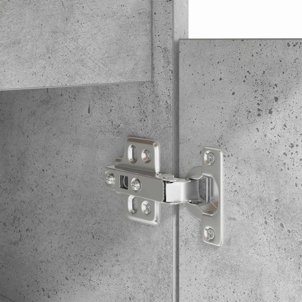 Stalas Betono Pilkas 140x49x76 cm Inžinerinis Medienos