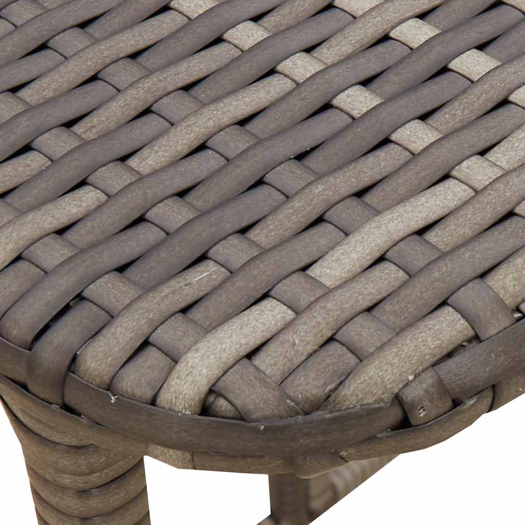 Sulankstomas sodo stalas Pilka 90x51x75 cm polirotango