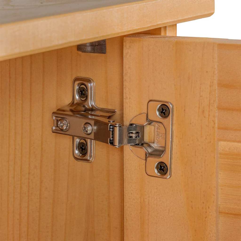 Vonios baldų rinkinys 2 pcs Ruda ir Medaus ruda 37 x 34 x 80 cm