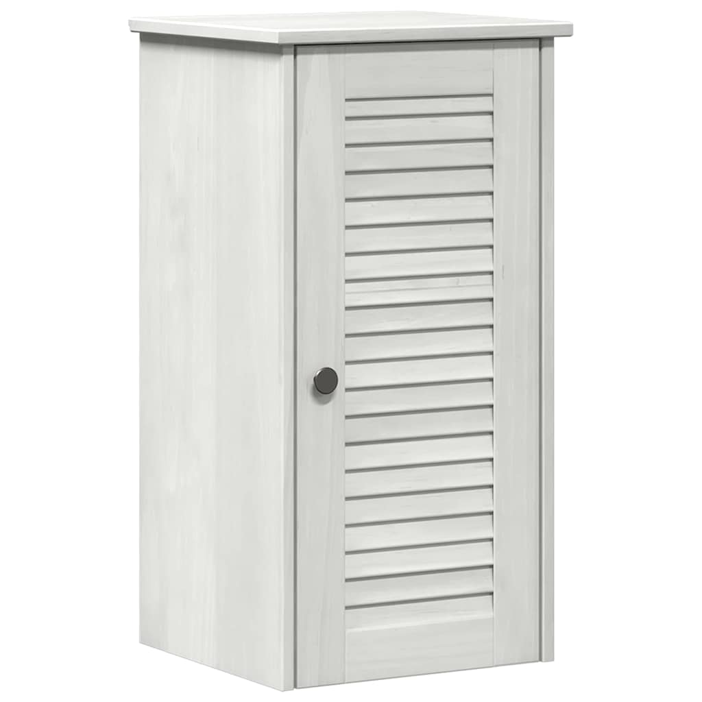 Vonios baldų rinkinys 2 pcs senovinė balta 37 x 34 x 80 cm