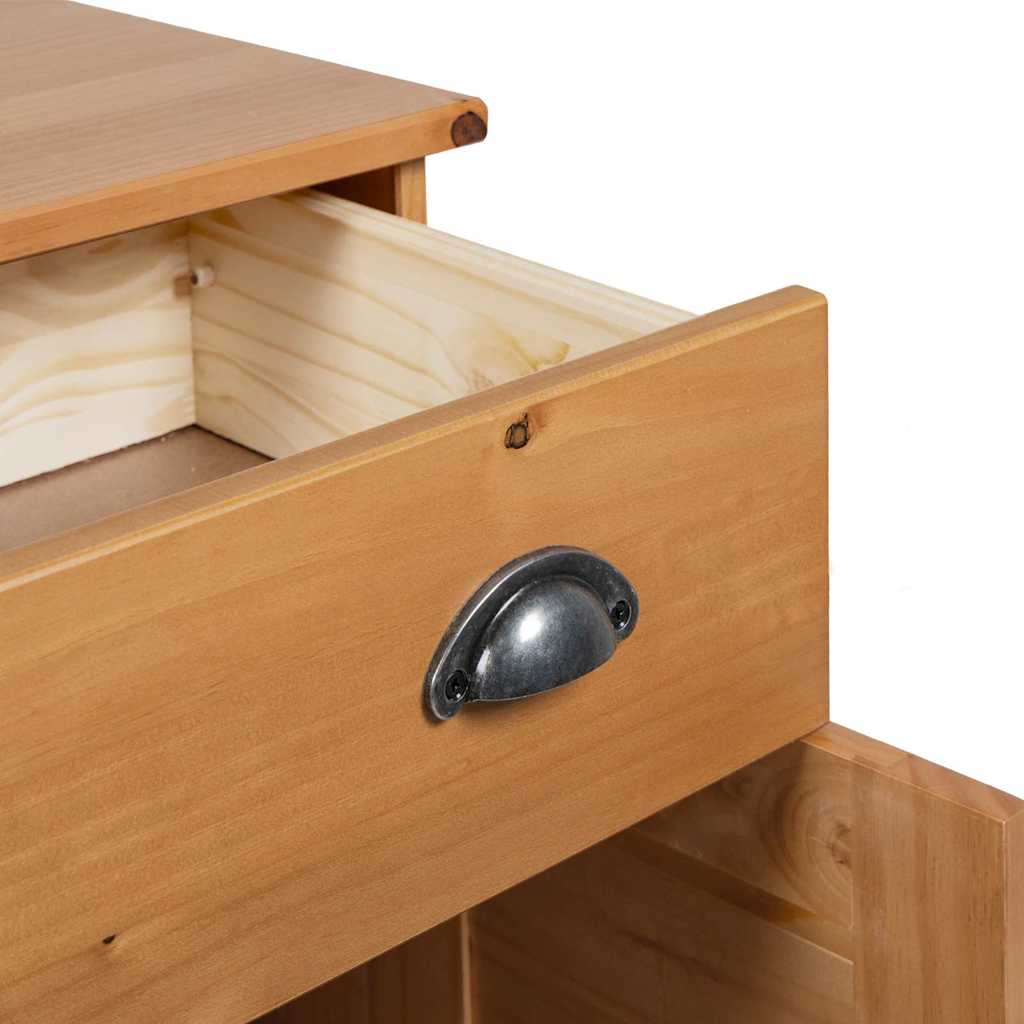 Vonios baldų rinkinys su stalčių su lentyna su saugykla su durimis 2 pcs Ruda 67.5 x 34 x 80 cm