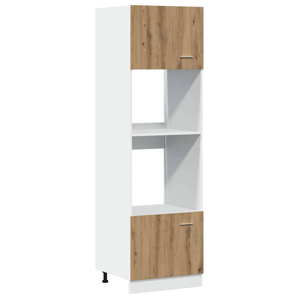 7 dalių virtuvės spintelių rinkinys Artisan Oak Engineered Wood