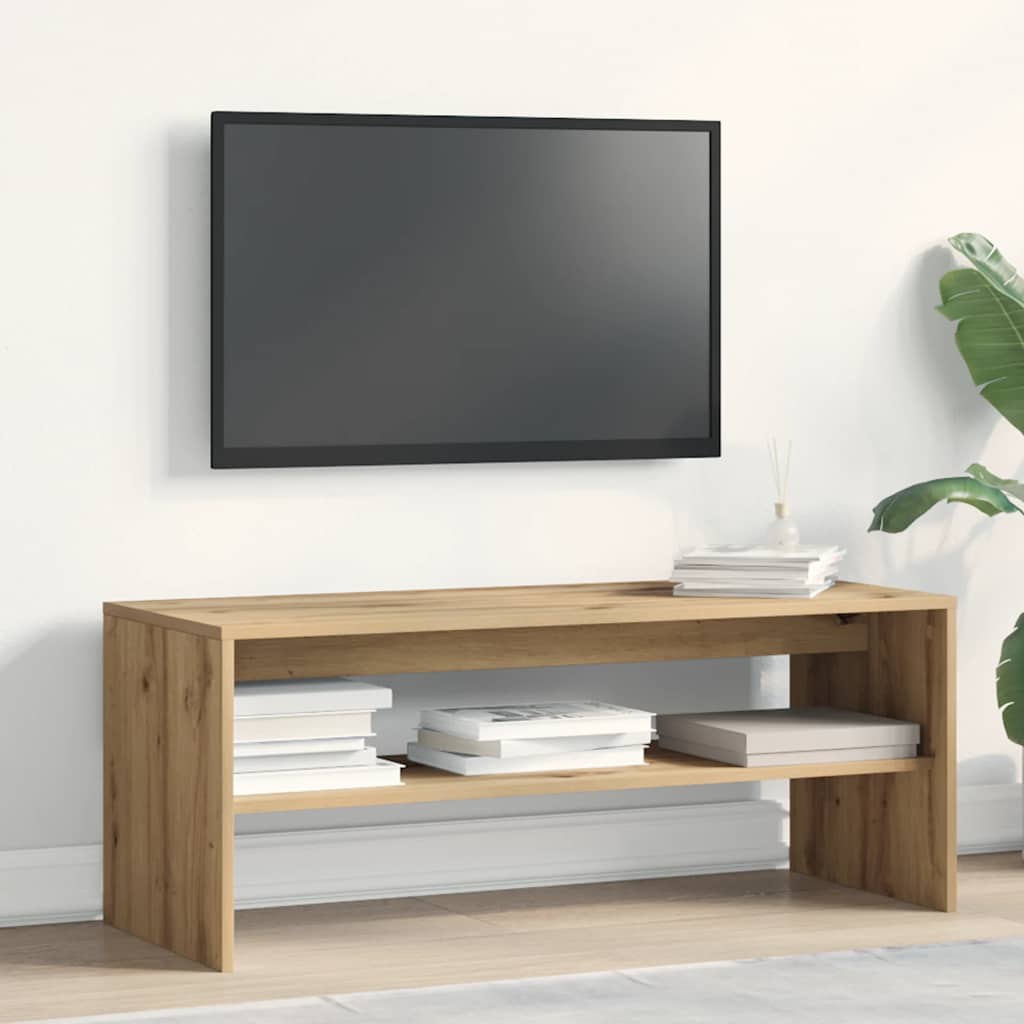 Televizoriaus spintelė, artisano ąžuolo, 100x40x40cm, mediena