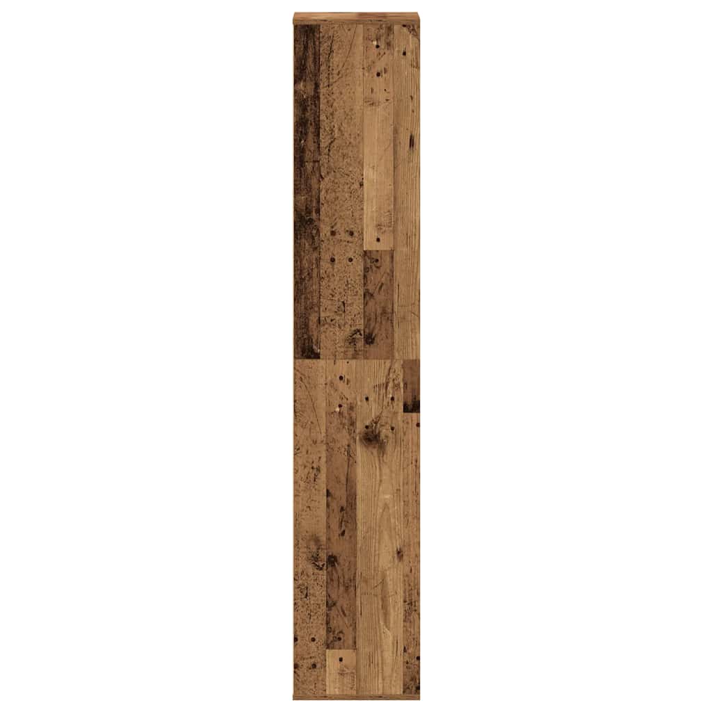 Shoe cabinet Old Wood 54x34x183 cm Engineered Wood