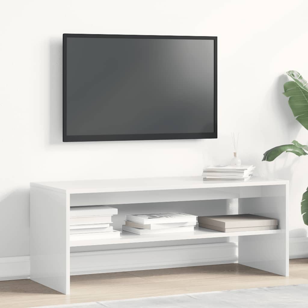 Tel. spint., balta, 100x40x40cm, med. drož. plok., labai blizgi