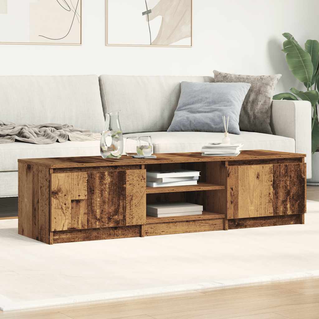 TV spintelė, senovinė mediena, 140x40x36 cm, inžinerinė mediena