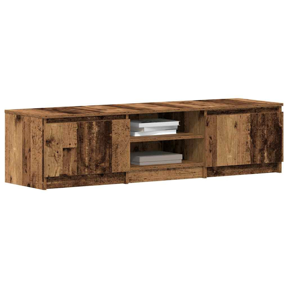 TV spintelė, senovinė mediena, 140x40x36 cm, inžinerinė mediena