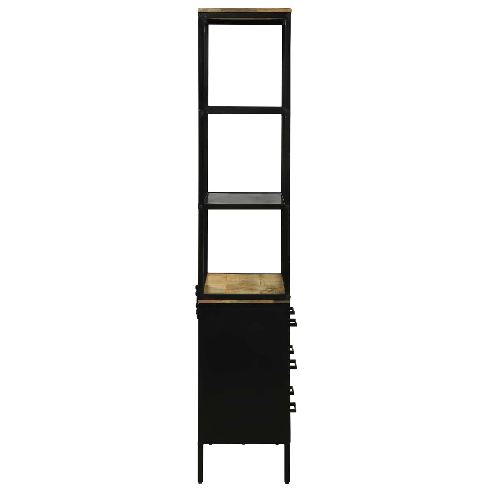 Aukštas spintelė Ruda 70 x 35 x 180 cm Kietas mango medis
