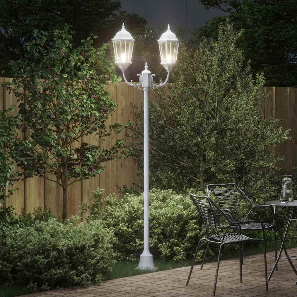 Garden light White Aluminium, glass
