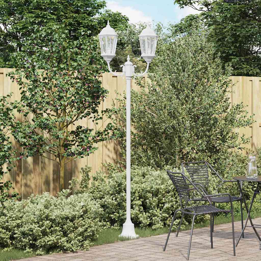 Garden light White Aluminium, glass