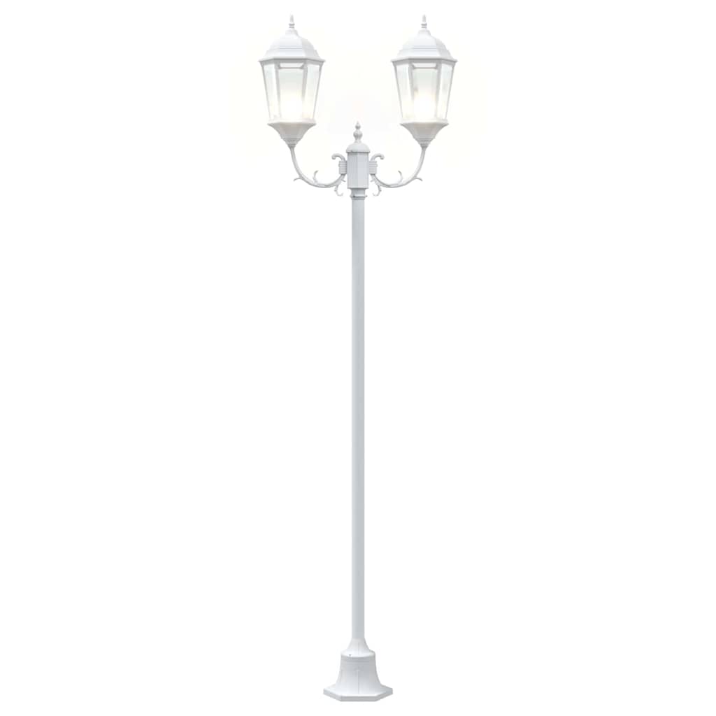 Garden light White Aluminium, glass