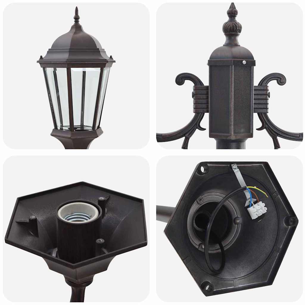 Garden light Bronze Aluminum and Glass