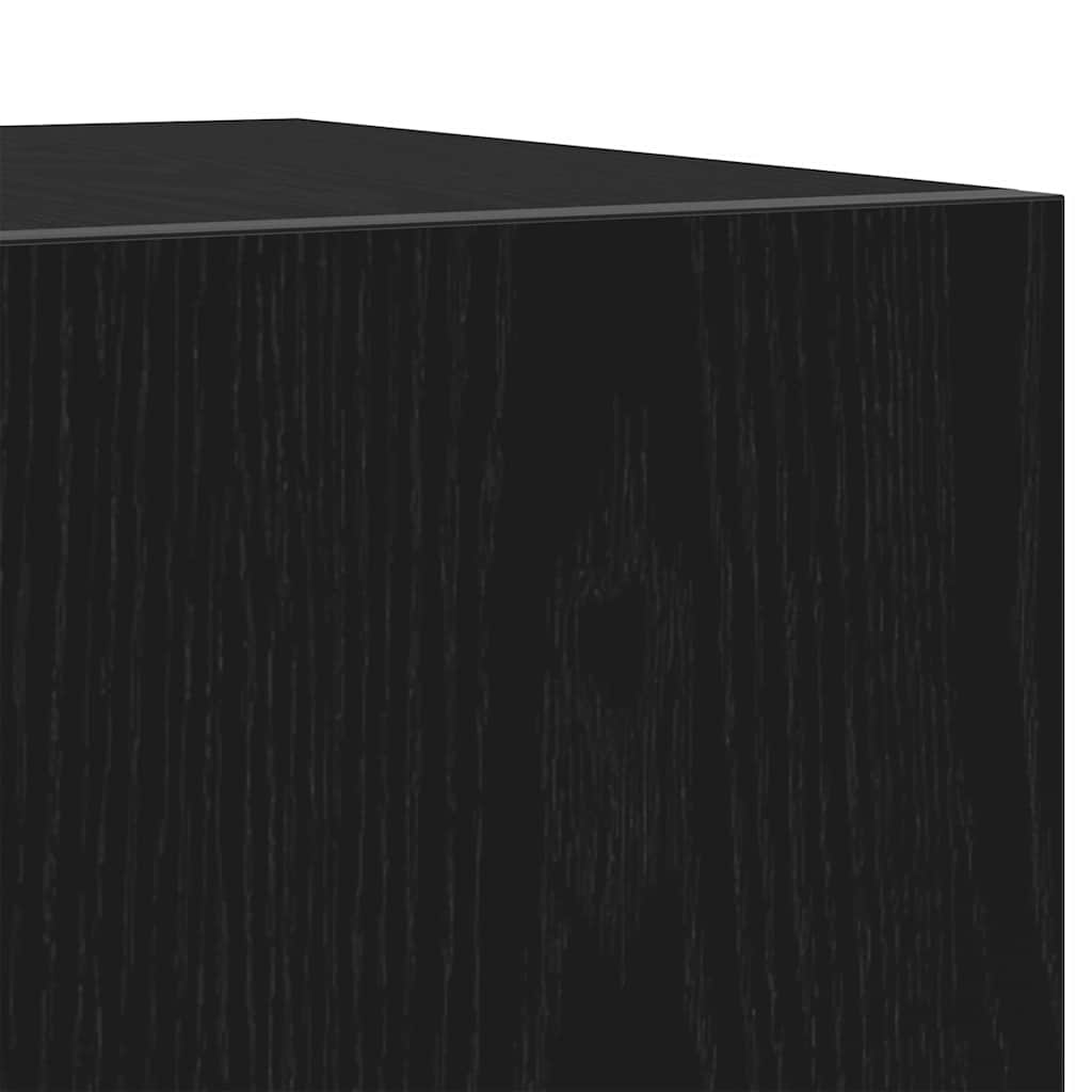 Televizoriaus spintelė Juoda 160 x 35 x 40 cm Apdirbta mediena