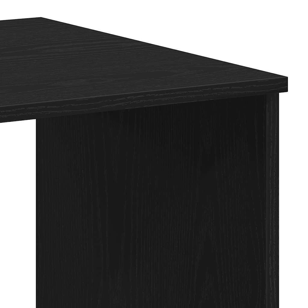 Stalas su stalčiais, juodo ąžuolo spalvos, 102x50x76cm, inžinerinė mediena