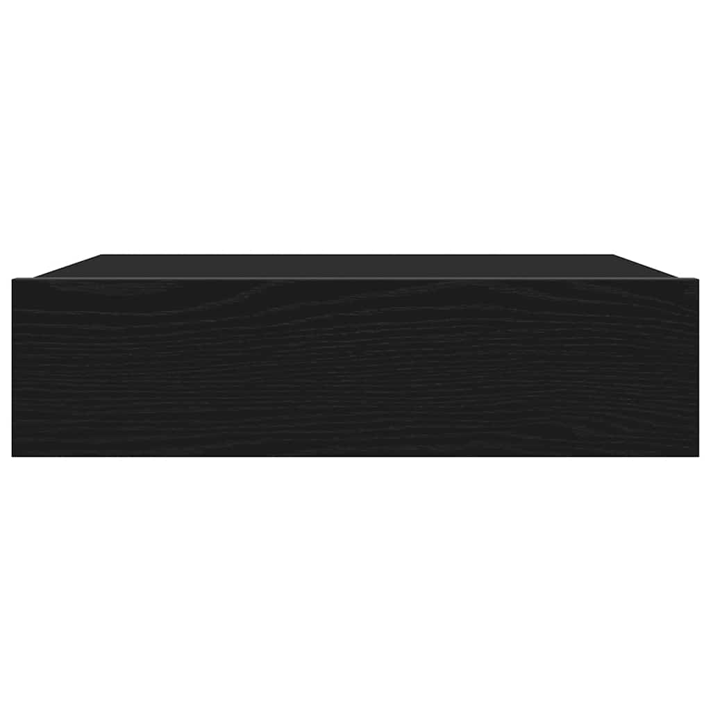TV spintelės su LED lemputėmis, 2 vnt., juodo ąžuolo spalvos, 60x35x15,5 cm