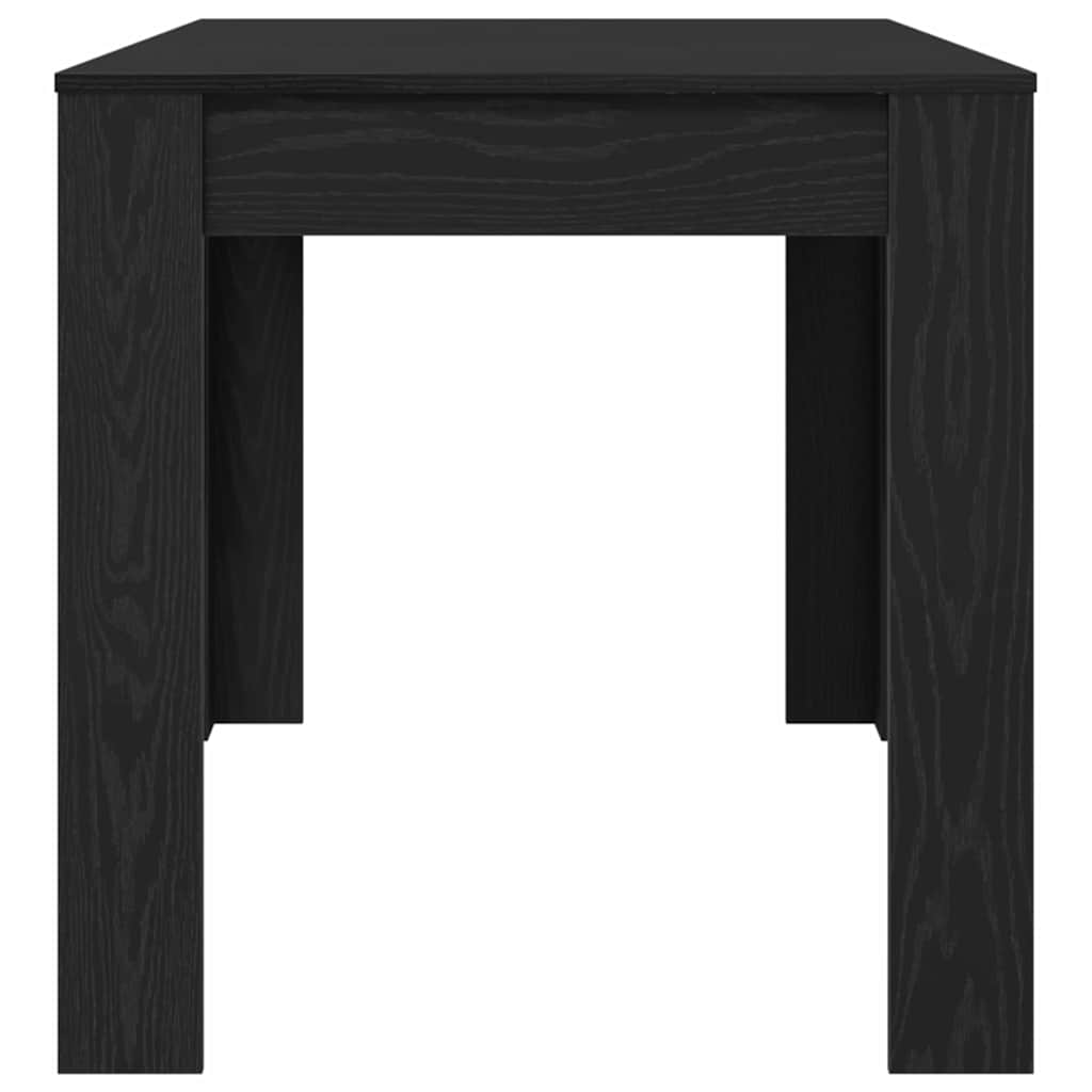 Valgomojo stalas juoda ąžuolo 140 x 74.5 x 76 cm