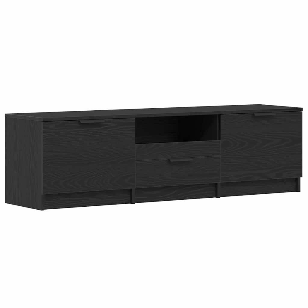 TV Cabinet Black 140x35x40 cm Engineered Wood