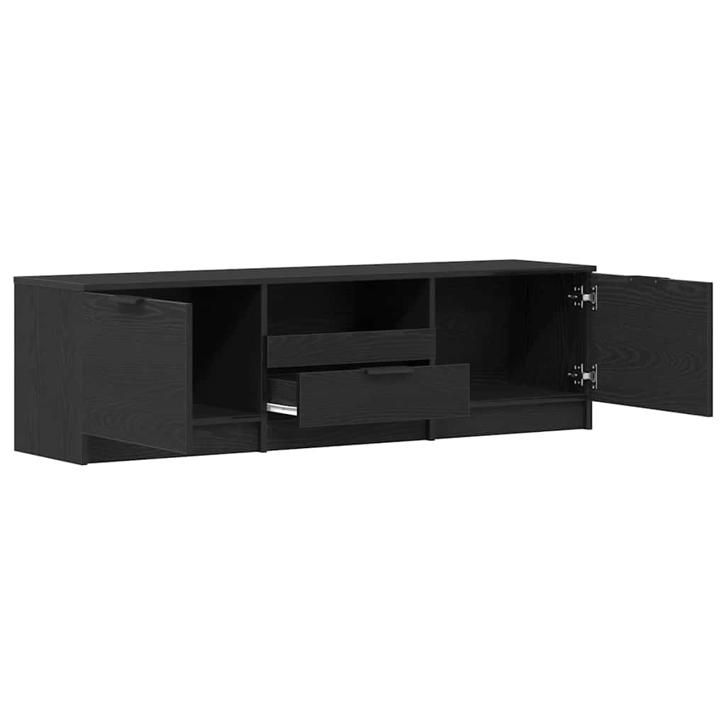 TV Cabinet Black 140x35x40 cm Engineered Wood