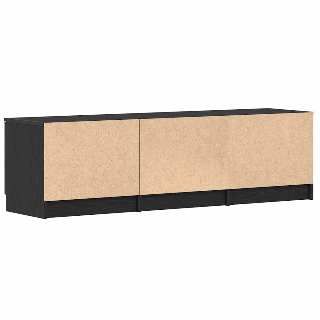 TV Cabinet Black 140x35x40 cm Engineered Wood