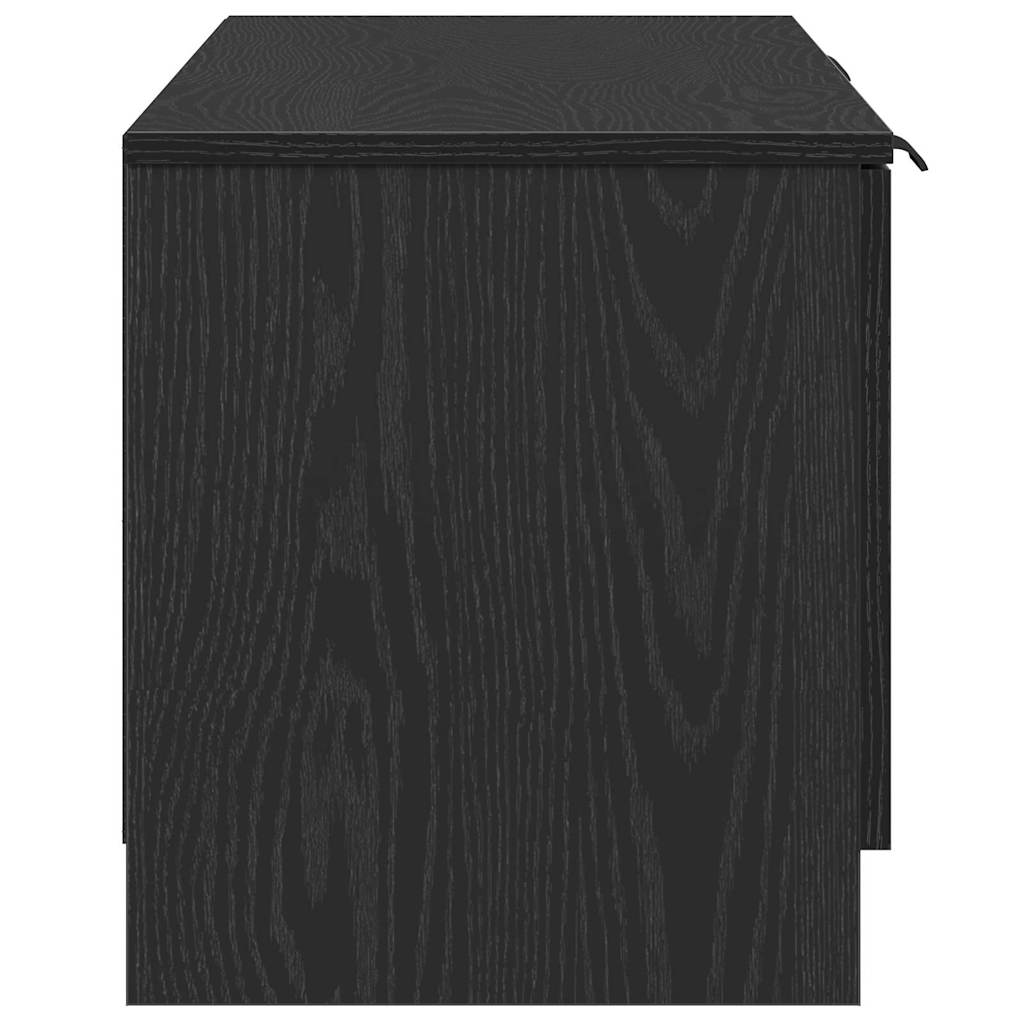 TV Cabinet Black 140x35x40 cm Engineered Wood
