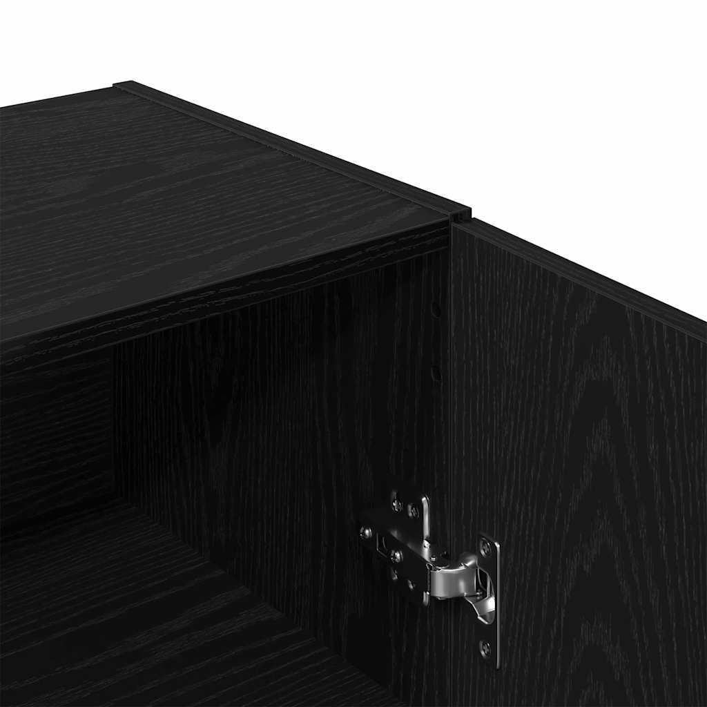 Indauja, juodo ąžuolo spalvos, 100x36x60cm, inžinerinė mediena