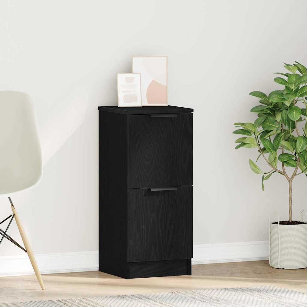 Cabinet Black oak 30 x 30 x 70 cm Engineered wood