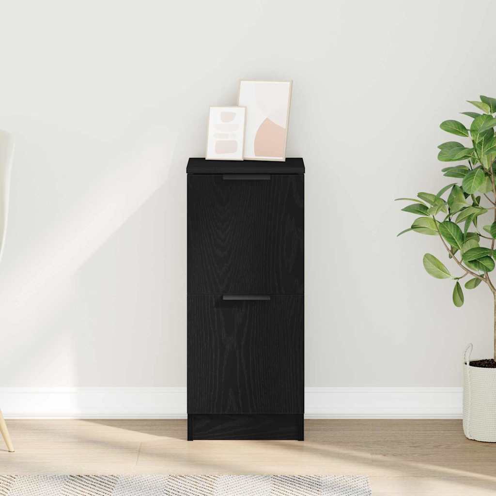 Cabinet Black oak 30 x 30 x 70 cm Engineered wood