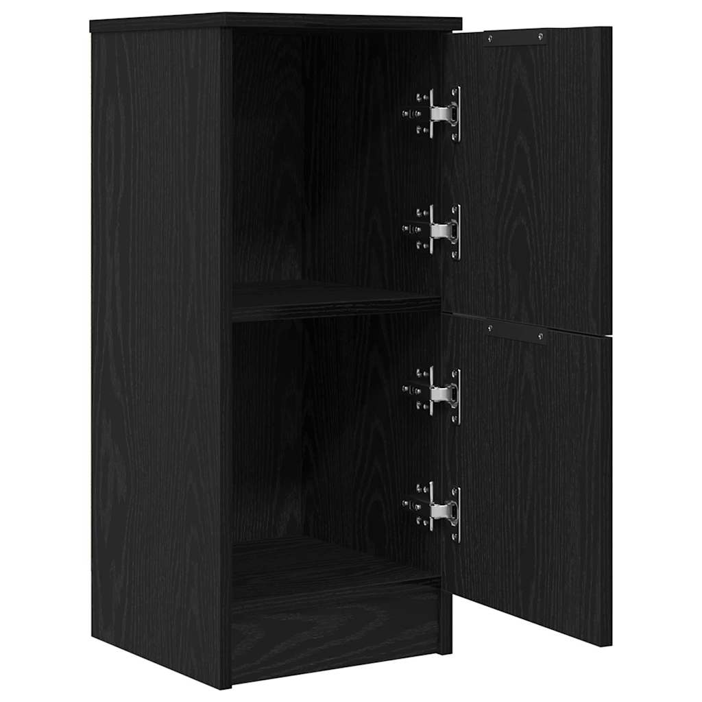 Kabalas 2 pcs juoda ąžuolo 30 x 30 x 70 cm Apdirbta mediena