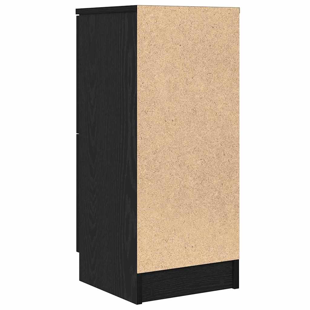 Kabalas 2 pcs juoda ąžuolo 30 x 30 x 70 cm Apdirbta mediena