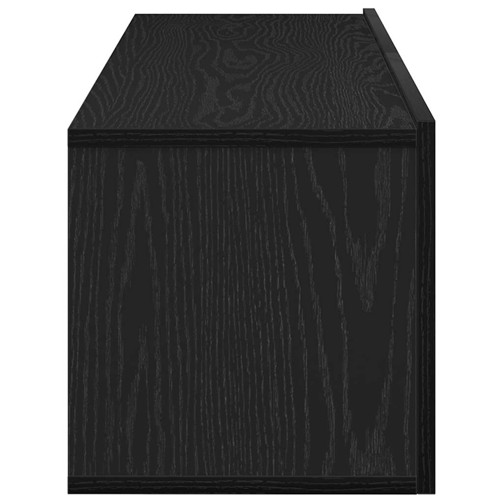 TV Cabinet 2 pcs Black 100 x 30 x 30 cm