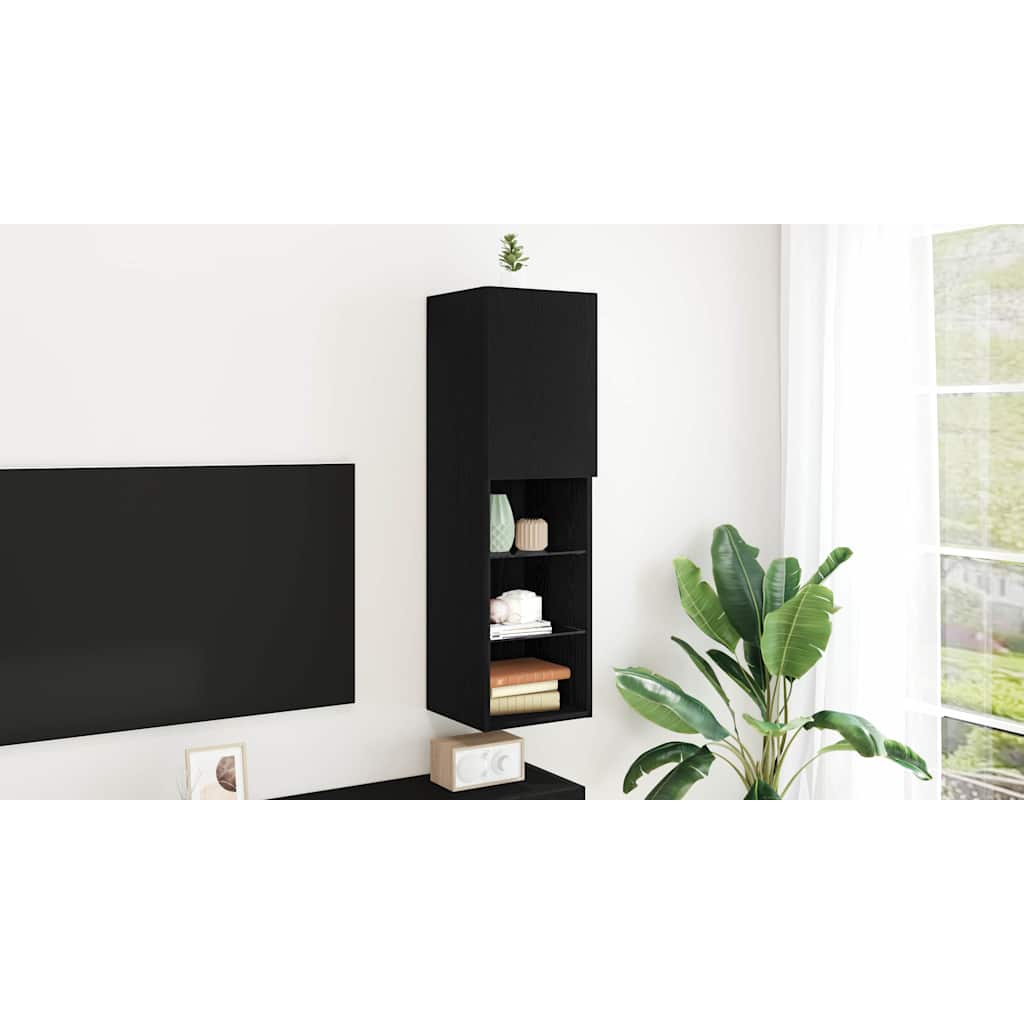 TV Cabinet Black 30.5 x 30 x 102 cm