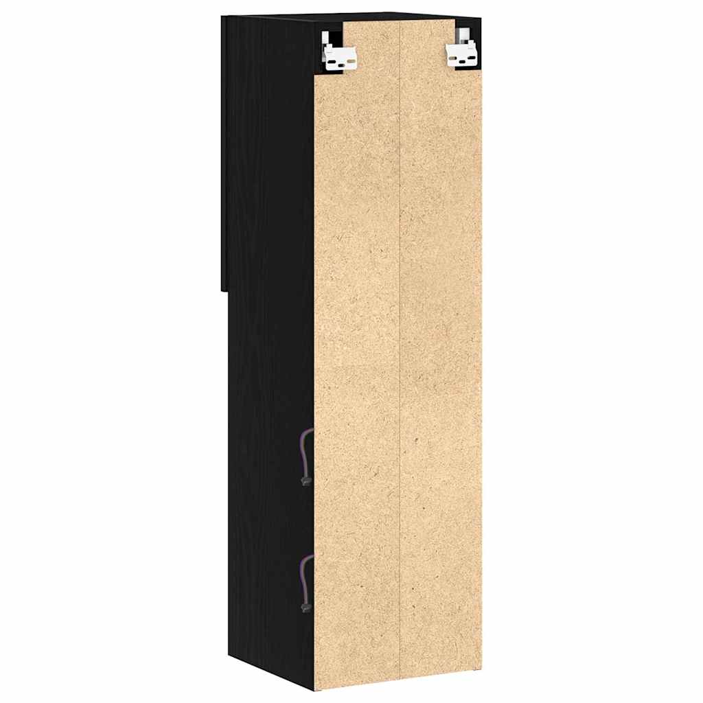 Televizoriaus spintelė Juoda 30.5 x 30 x 102 cm