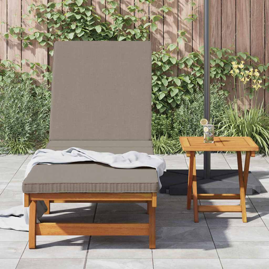 Saulės gultas Ruda 63 x 199 x 85cm Akacijos medienos masyvas
