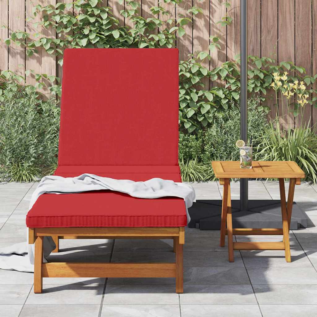 Saulės gultas Ruda 63 x 199 x 85cm Akacijos medienos masyvas